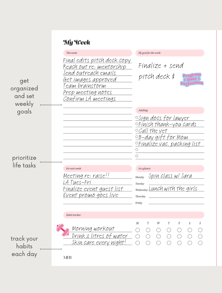 MYB PLANNER