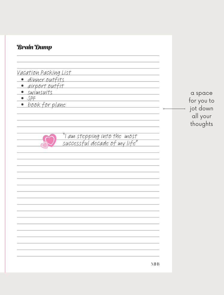 MYB PLANNER