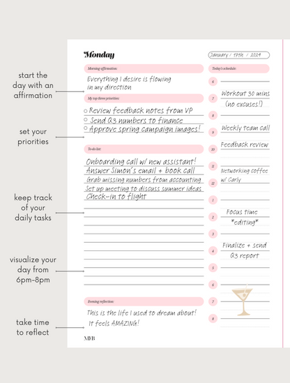 MYB PLANNER REFILL